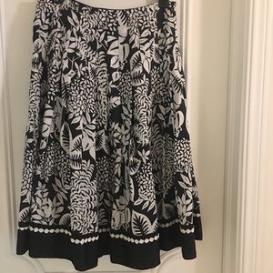White House Black Market silk skirt